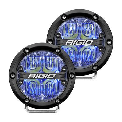 Rigid Industries 360-Series 4" Driving LED Lights (Blue) - 36119